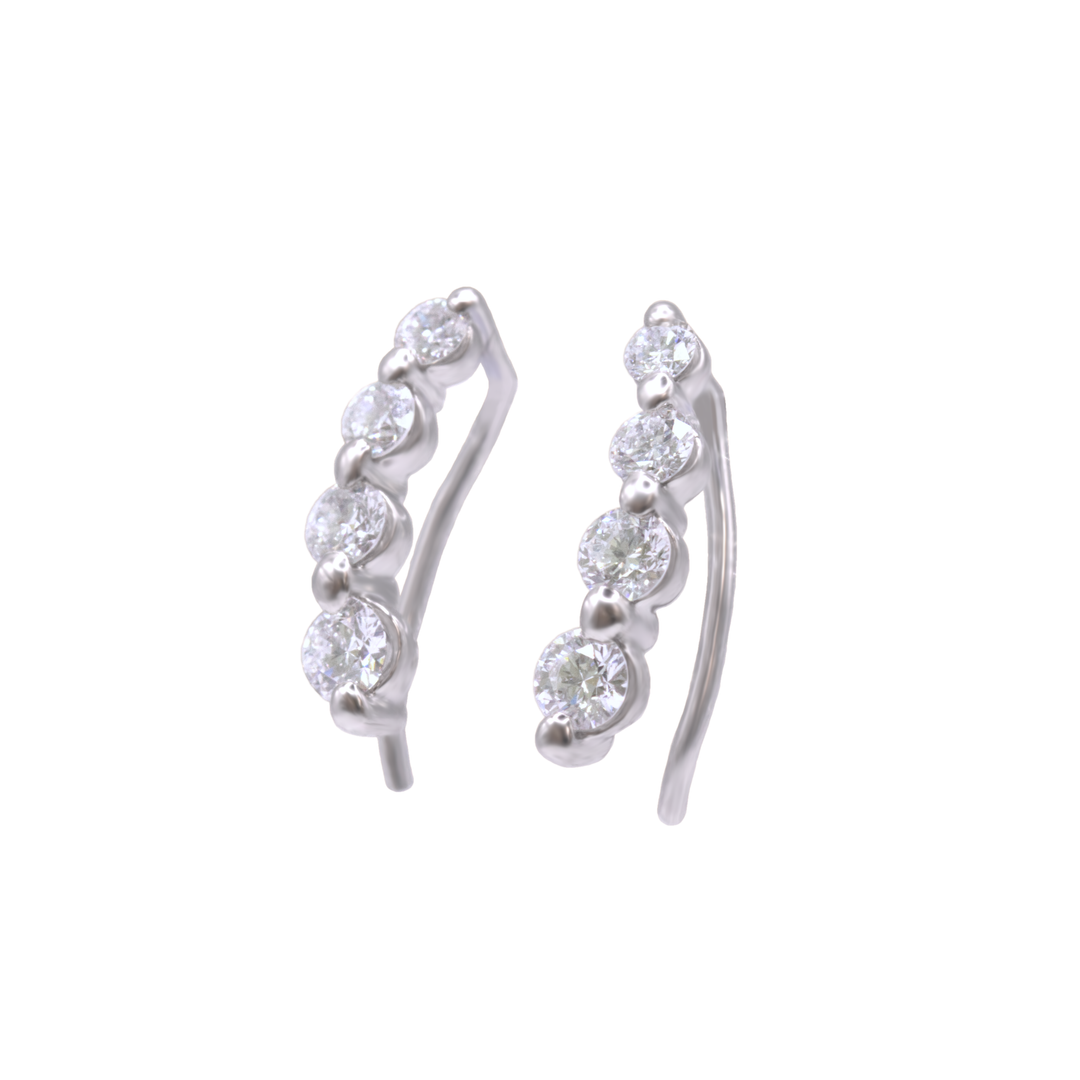 【DEW/デュー】ダイヤモンドK18/PTピアス・0.5ct