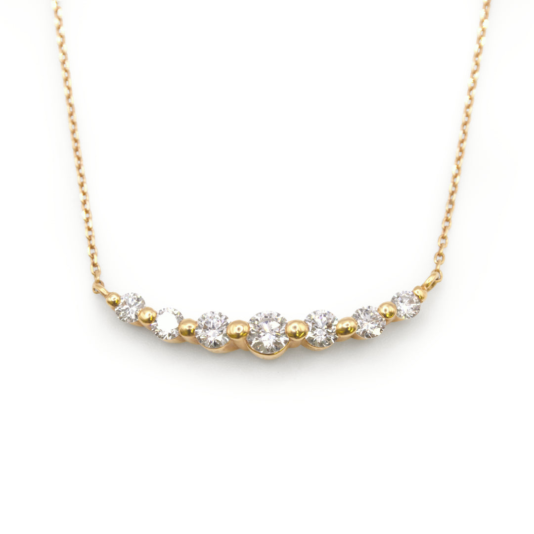 【DEW/デュー】ダイヤモンドK18/PTペンダント・0.5ct