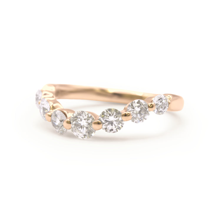 【DEW/デュー】ダイヤモンドK18/PTリング・1.0ct