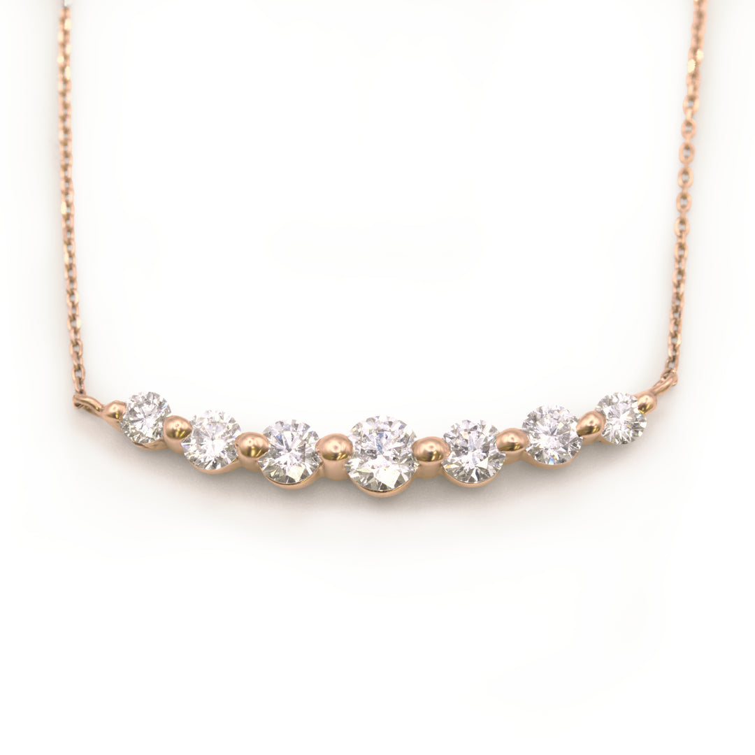 【DEW/デュー】ダイヤモンドK18/PTペンダント・1.0ct